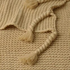 Chunky Throw - Mustard 9 Chunky Throw - Mustard -Koala Home Shop 17636910 V02 6