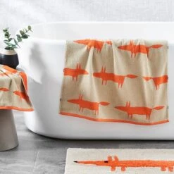 Mr Fox Towel - Orange 9 Mr Fox Towel - Orange -Koala Home Shop 17990301 V03 2