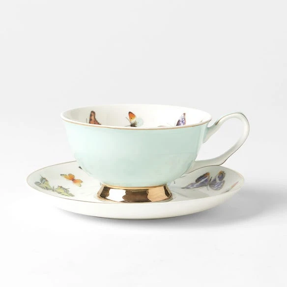 Miss Butterflies Teacup And Saucer 3 Miss Butterflies Teacup And Saucer