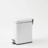Slimline Pedal Bin 5l - White -Koala Home Shop 19457402 P