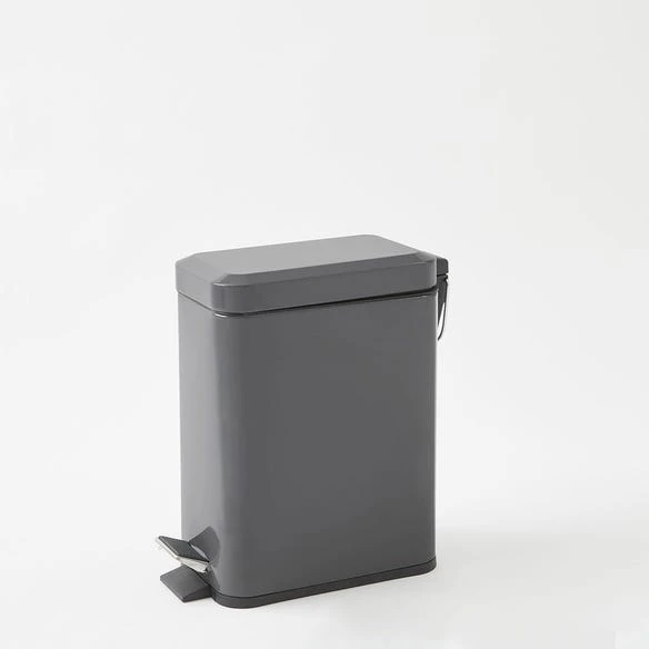 Slimline Pedal Bin 5l - Cool Grey 4 Slimline Pedal Bin 5l - Cool Grey - Image 2