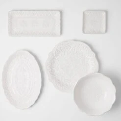 Venezia Rectangular Platter - Ivory