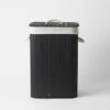 Collapsible Bamboo Hamper - Black 2 Collapsible Bamboo Hamper - Black -Koala Home Shop 20490704 P 1