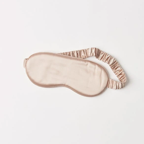 Silk Eye Mask - Oyster 3 Silk Eye Mask - Oyster