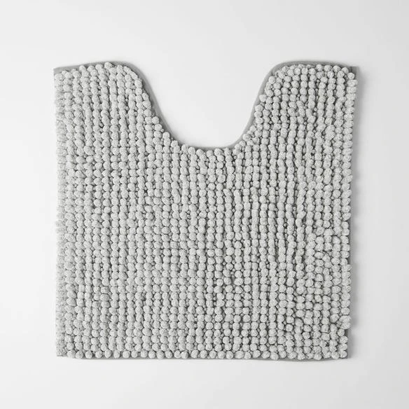 Bobble Melange Bath Mats - Stone 3 Bobble Melange Bath Mats - Stone