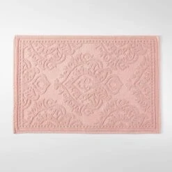 Asher Bath Mat - Rose