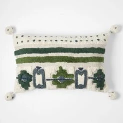 Kota Tufted Cushion - Green/Ivory 6 Kota Tufted Cushion - Green/Ivory -Koala Home Shop 20975502 P 1