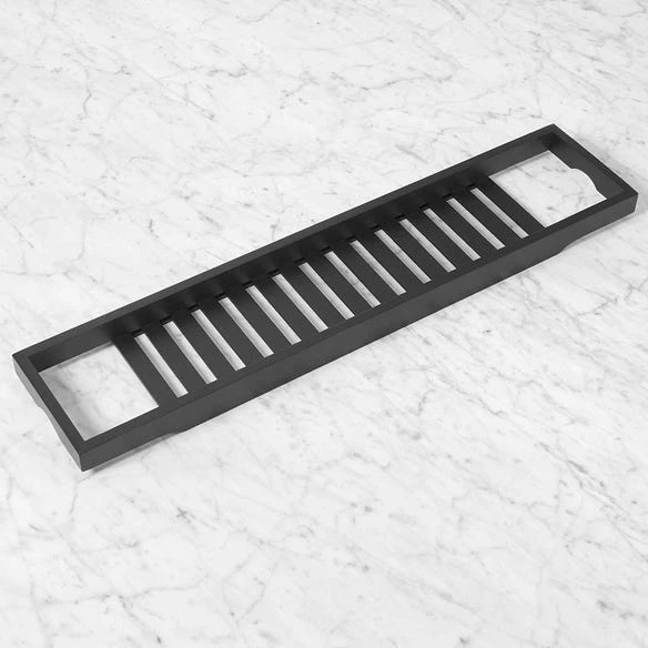 Bamboo Bath Caddy - Black 4 Bamboo Bath Caddy - Black - Image 2