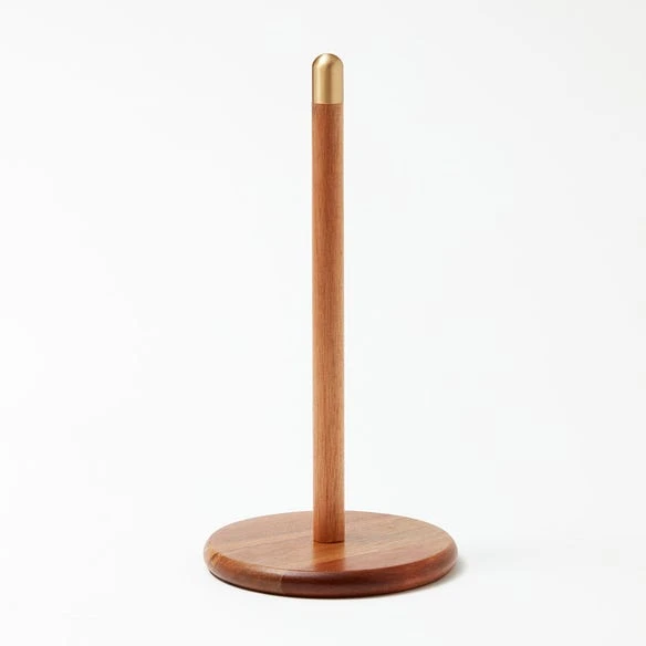 Hayes Acacia Paper Towel Holder 4 Hayes Acacia Paper Towel Holder - Image 2