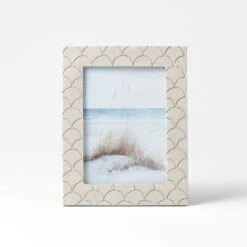 Scallop Photo 5x7 Frame - Snow