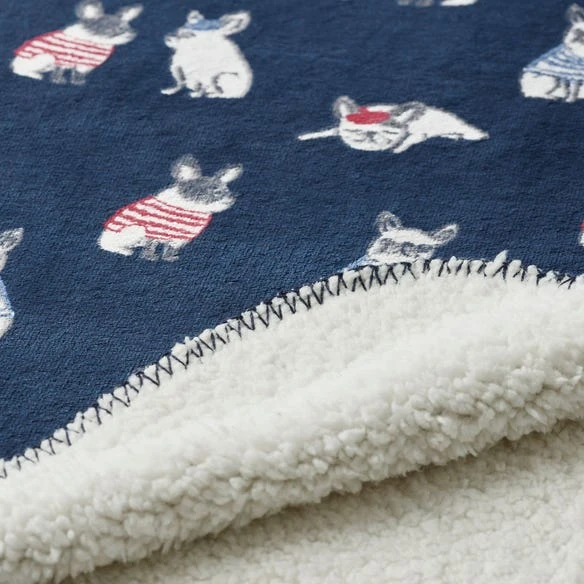 Frenchies Sherpa Throw 4 Frenchies Sherpa Throw - Image 2