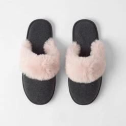 Felt Fur Slip On