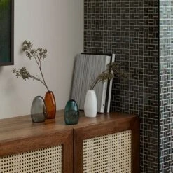 Pebble Stone Shaped Glass Vase - Amber -Koala Home Shop 21440302 P 1