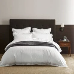 Cambridge Quilt Cover - White Silver -Koala Home Shop 21714301 P 8