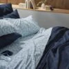 Pemberton Flannelette Sheet Set - Smoke Blue -Koala Home Shop 21827303 V02 5