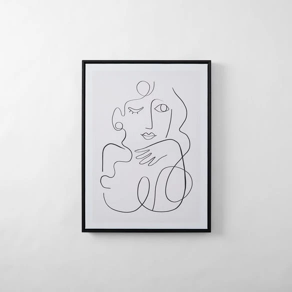 Lady Sketched Wall Art 3 Lady Sketched Wall Art