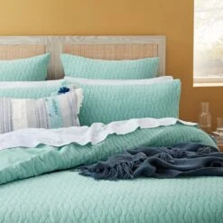 Callington Quilt Cover - Aqua -Koala Home Shop 22071301 V03 1