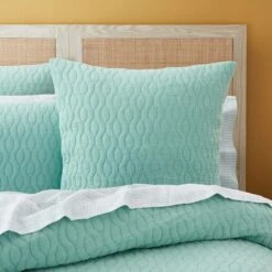 Callington Quilt Cover - Aqua -Koala Home Shop 22071701 P 1