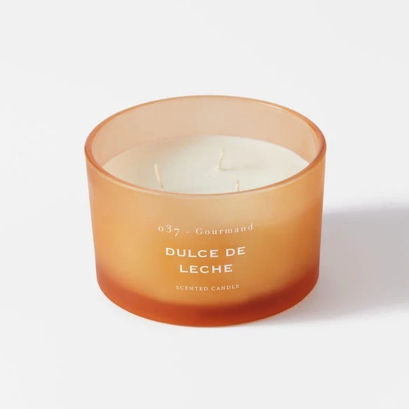Bed And Bath 450g Frosted Glass Candle - Dulce De Leche 3 Bed And Bath 450g Frosted Glass Candle - Dulce De Leche