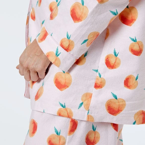 Peaches Flannelette Pyjamas 3 Peaches Flannelette Pyjamas