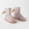 Suede Slipper Boot - Lilac -Koala Home Shop 22495502 P
