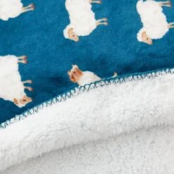 Sheep Dog Sherpa Throw