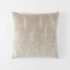 Bottle Brush Velvet Cushion - Stone