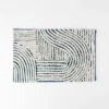 Archer Bath Mat - Steel Blue/Ivory 2 Archer Bath Mat - Steel Blue/Ivory -Koala Home Shop 22540702 P