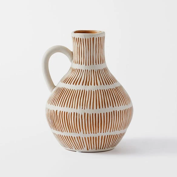 Freya Ceramic Vase Medium - White 3 Freya Ceramic Vase Medium - White