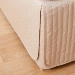 Perfects Padded Valance - Stone -Koala Home Shop Core Valance LS Bedding Perfects padded valance Stone Detail 2 5