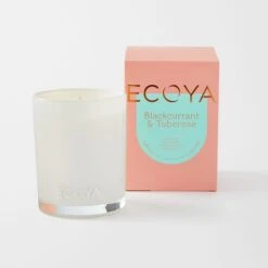 Ecoya Madison Candle - Blackcurrant And Tuberose
