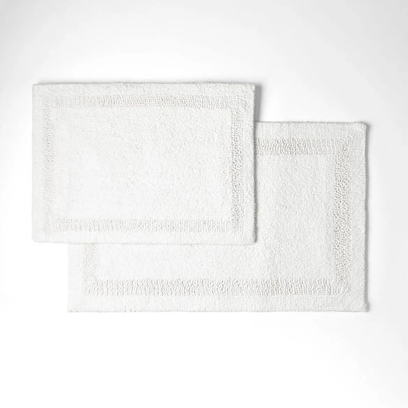 Braxton Bath Mats - White 4 Braxton Bath Mats - White - Image 2