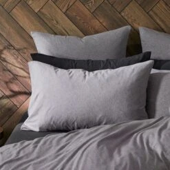 Jersey Quilt Cover - Grey -Koala Home Shop G JERSEY 010803 00550 V05