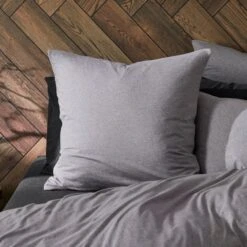 Jersey Quilt Cover - Grey -Koala Home Shop G JERSEY 010803 00550 V06