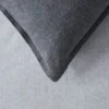 Lusso Brushed Cotton Quilt Cover - Charcoal Cool Grey -Koala Home Shop G LUSSO 010301 00580 V20