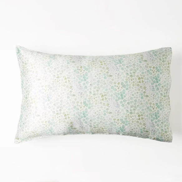 Silk Print Pillowcase - Green 5 Silk Print Pillowcase - Green - Image 3