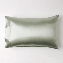 Silk Pillowcase - Sage 9 Silk Pillowcase - Sage -Koala Home Shop G SILK PILCAS 010201 00445 V01