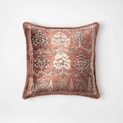 Aman Heritage Cushion - Rust
