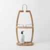 Bamboo Hanging Shower Caddy 1 Bamboo Hanging Shower Caddy -Koala Home Shop M F Bamboo Shower Caddy Bamboo 20982301
