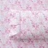 Beth 250 TC Cotton Sheet Set - Pink Floral -Koala Home Shop M F Beth 250TC QSS Pink Floral Detail SI