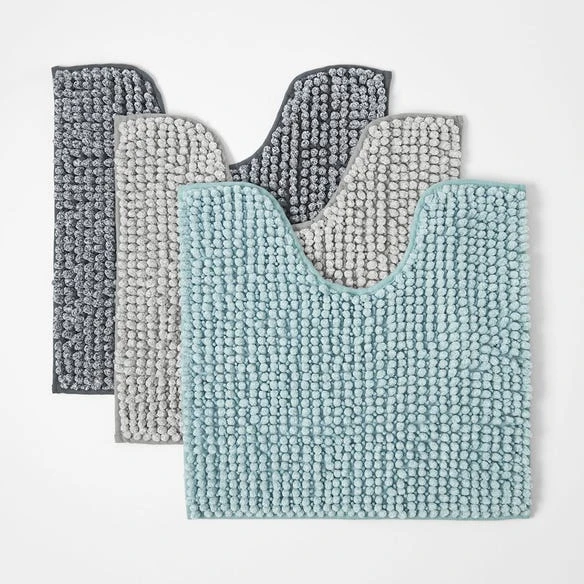 Bobble Melange Bath Mats - Stone 4 Bobble Melange Bath Mats - Stone - Image 2