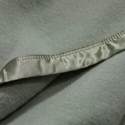 Cooper Woollen Blanket - Sage 7 Cooper Woollen Blanket - Sage -Koala Home Shop M F COOPER Sage Detail 2