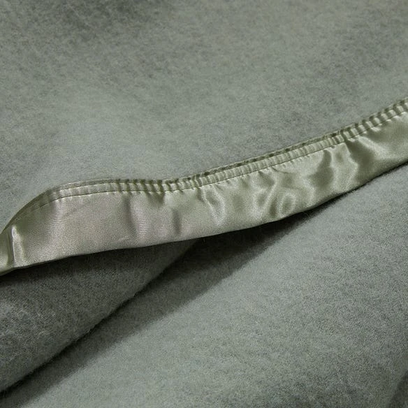 Cooper Woollen Blanket - Sage 5 Cooper Woollen Blanket - Sage - Image 3