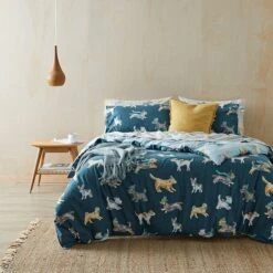 Cooper Flannelette Quilt Cover Set -Koala Home Shop M F Cooper FQCS Hero ECOM