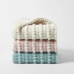 Cowley Chenille Throw - Cream -Koala Home Shop M F Cowley Chenille Throws 21833 R 1