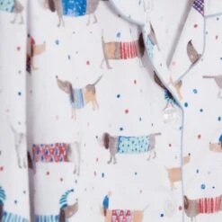 Koala Home Shop -Koala Home Shop M F Dash Flannel PJs Multi Colour 20399001 Detail 2