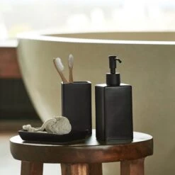 Dolomite Bathroom Accessories - Black 13 Dolomite Bathroom Accessories - Black -Koala Home Shop M F Dolomite BA Black 133258 R 1