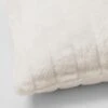 Faux Fur Cushion - Cream