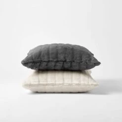 Faux Fur Cushion - Cream 8 Faux Fur Cushion - Cream -Koala Home Shop M F Faux Fur Cushions W20 106466 R 4