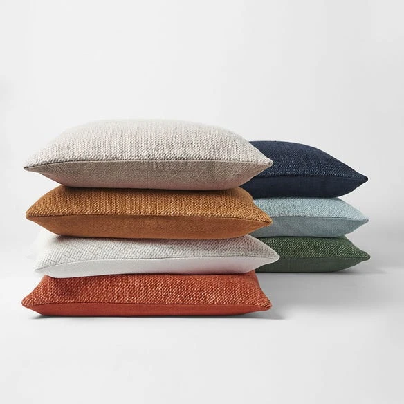 Flinders Linen Cushion - Smoke Blue 3 Flinders Linen Cushion - Smoke Blue